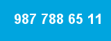 987 788 65 11